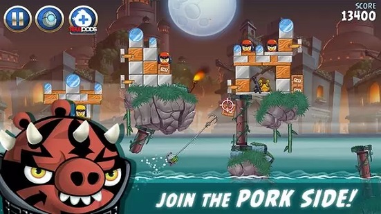 Angry Birds Star Wars 2 Mod Apk Pork Side