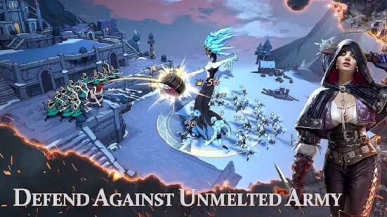 Defend against unlimited Army in King of Avalon