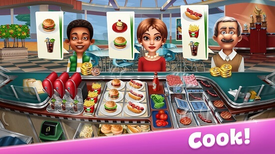 Cooking Restaurant in Cooking Fever Game