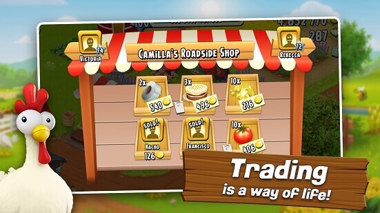 HayDay Trading Gameplay