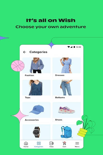 Make purchases in Category of your wish
