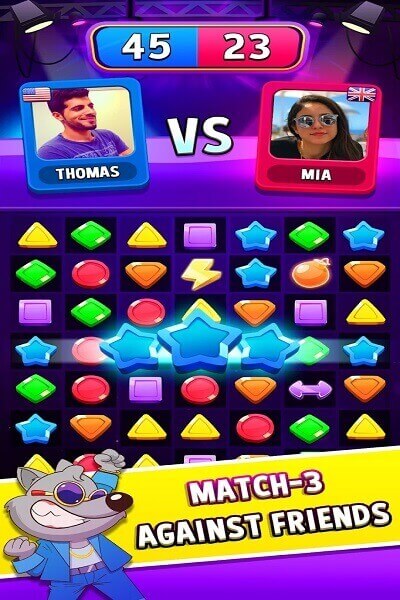 Multiplayer Feature of Match Masters Game