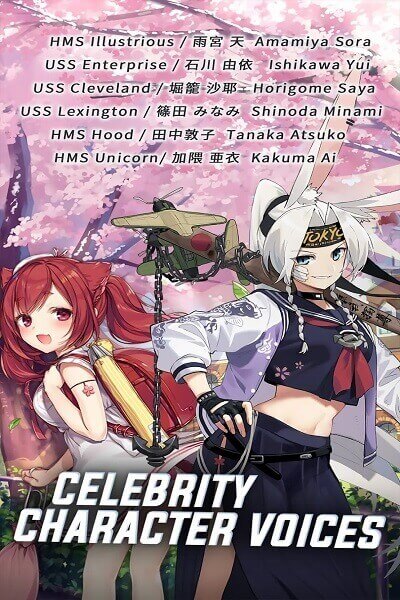 Celebrity Character Voices in Game Azur Lane