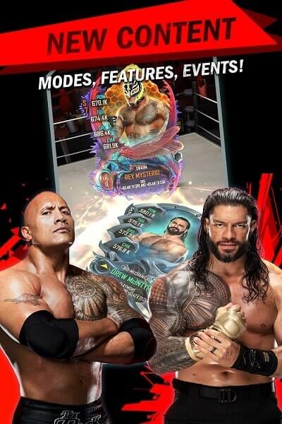 Gameplay of WWE Supercard Modded APK