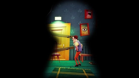 Horror Sound and Graphics in Hello Neighbor Hacked Game